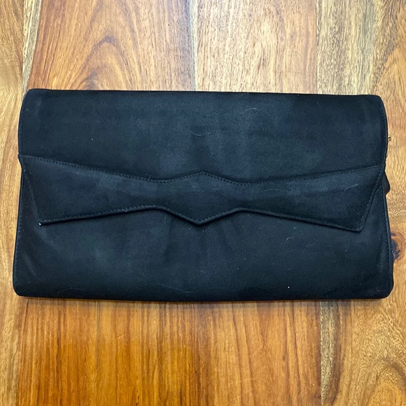 ro-el Handbags - Vtg - Ro-el purse - crossbody handbag - black velvet/leather a made in Montreal